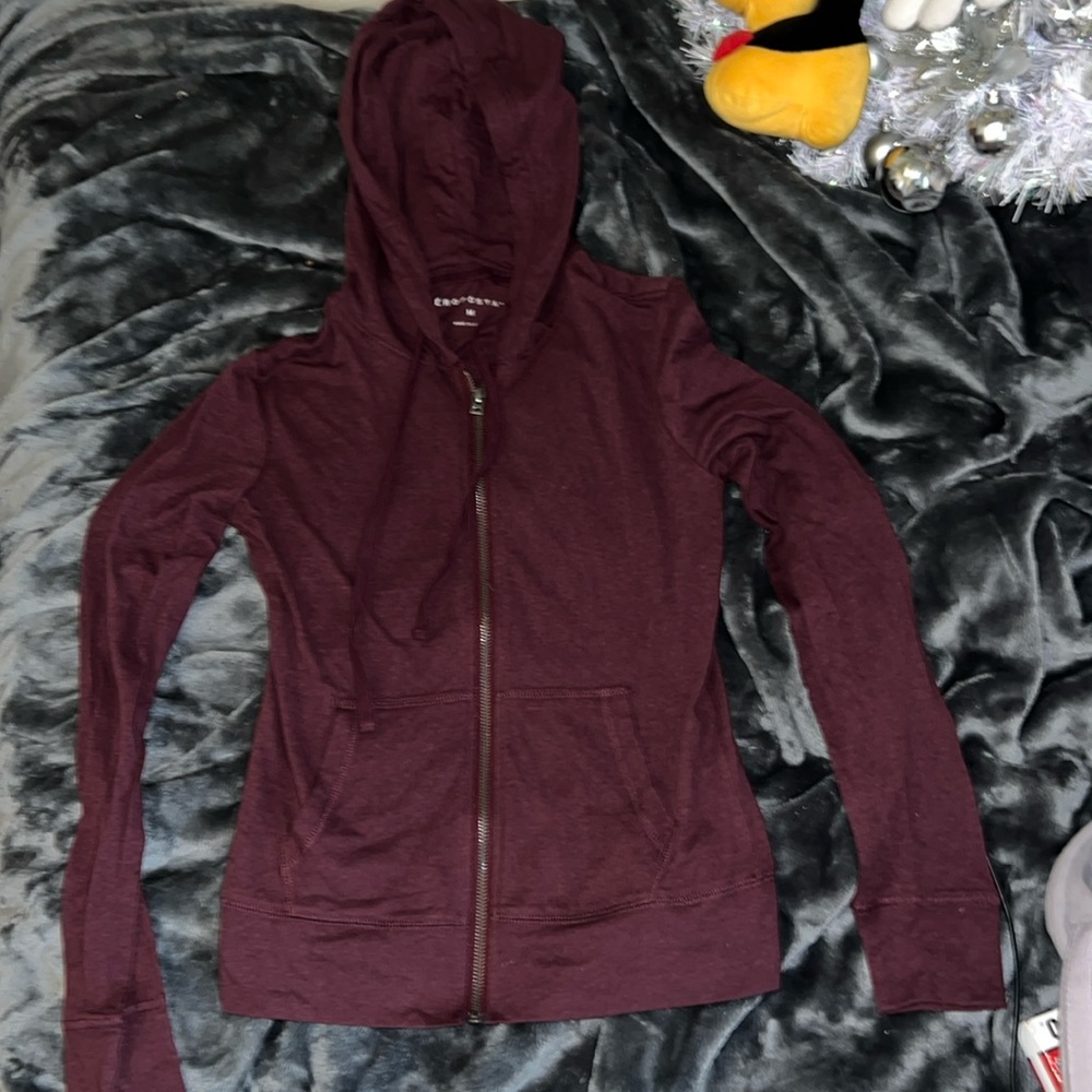 Maroon Aeropostale Zip-up